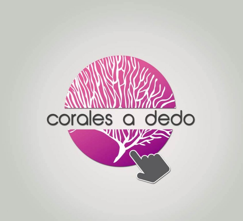 Diseño logotipo Corales a Dedo
