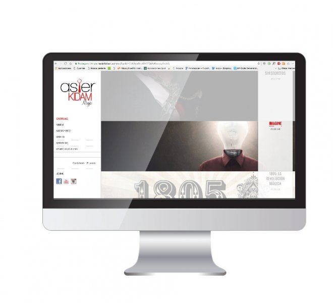 Diseño web Asier Kidam
