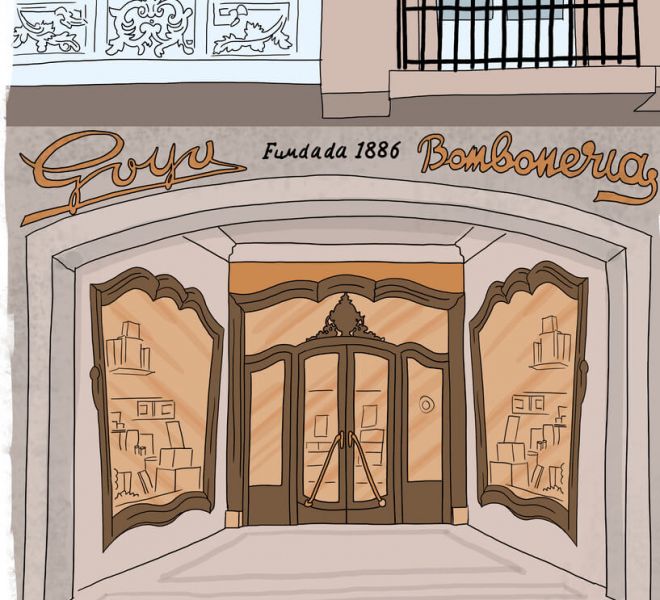 ilustracion-fachada-pasteleria-goya-vitoria-gasteiz